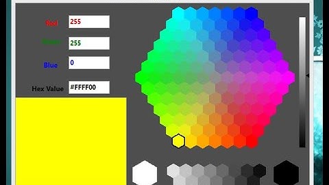 Lazarus_IDE  :  Color Picker (free pascal)
