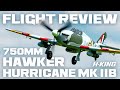 H-King Hawker Hurricane Mk IIB (PNF) 750mm (30&quot;) w/6 Axis ORX Flight Stabilizer - Flight Review