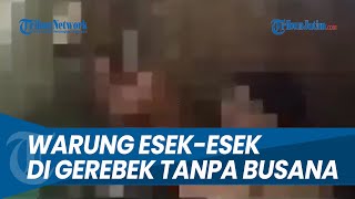 Pasangan Digerebek di Warung Lesehan yang Bersekat Anyaman Bambu