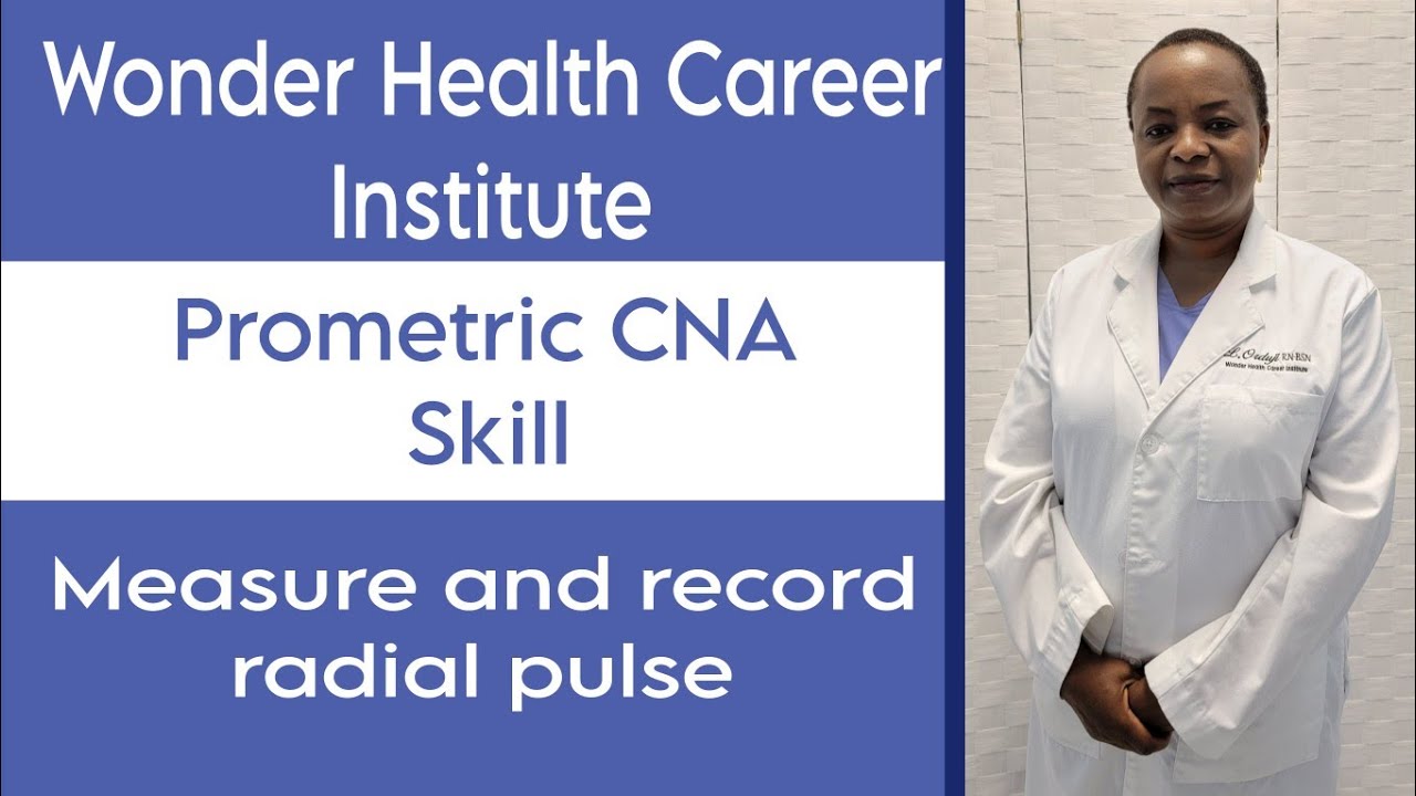 Measure and record radial pulsePrometric CNA Skill YouTube