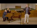 "Der Pilgrim" [Schubert] performed by Dr. Richard Walentine and John Clodfelter