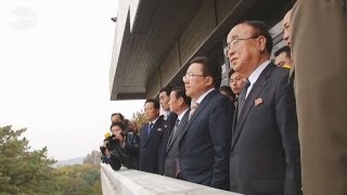 モンゴル大統領が板門店へ 南北軍事境界線 Mongolia president visits Panmunjom