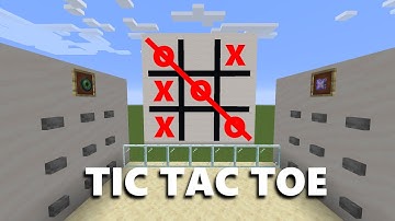 Tic Tac Toe in Minecraft | Java 1.13 - 1.17 | Command Blocks