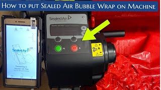 HOW TO PUT SEALED AIR BUBBLE WRAP ON MACHINE!!!!