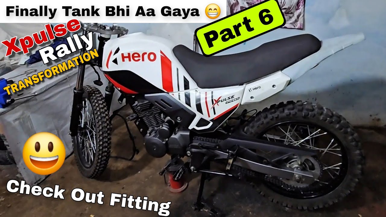 Finally Tank Bhi Aa Gaya 😁 | Xpulse Rally Modification With Karizma R Engine | PART 6