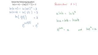 Celebrity Solving Logarithmic Equations (challenging) Profile