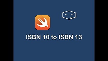 isbn 10 to isbn 13 in swift 3