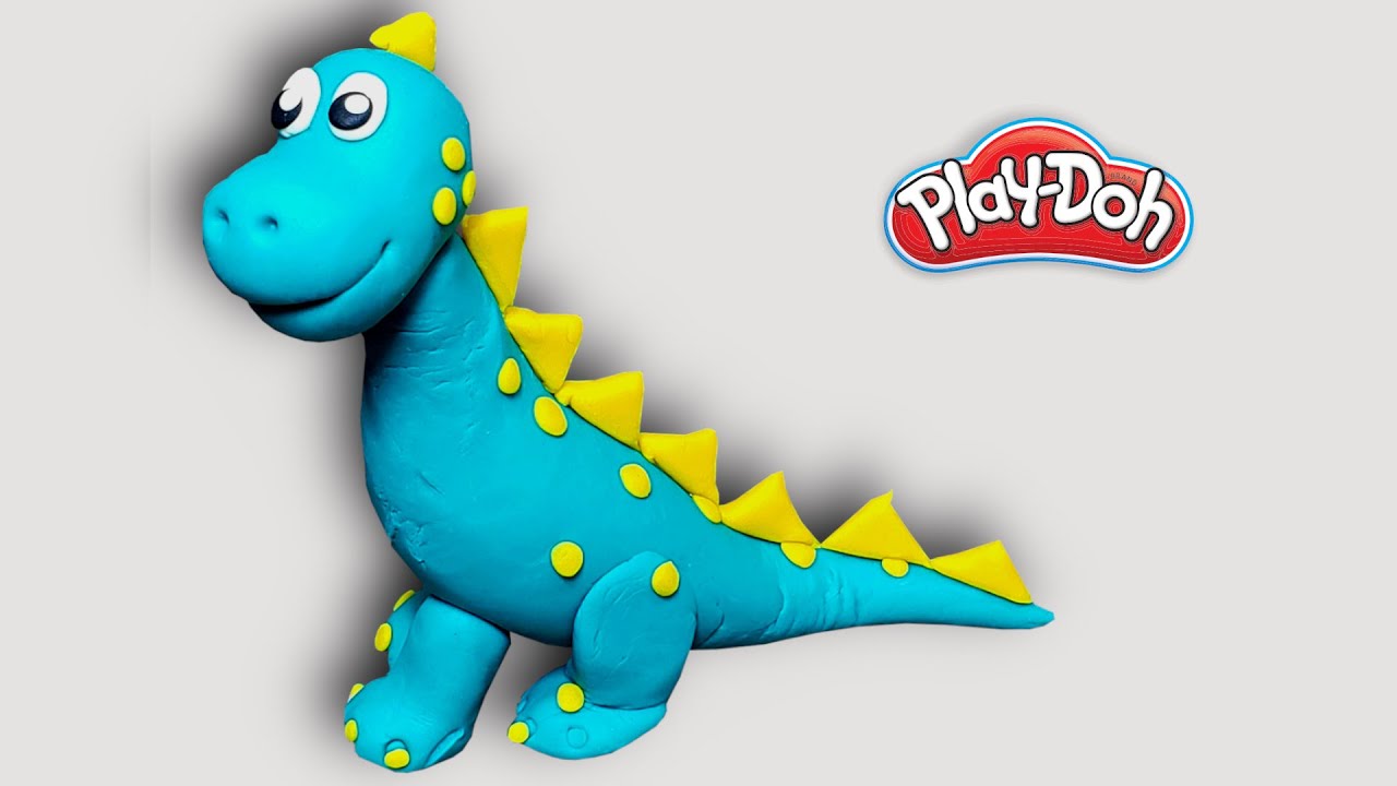 The Good Dinosaur Play Doh, How To Make Dinosaur With Play Doh, Animals  For Kids