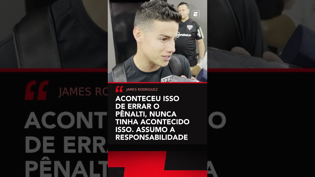 James ASSUMIU a responsabilidade por pênalti perdido #shorts