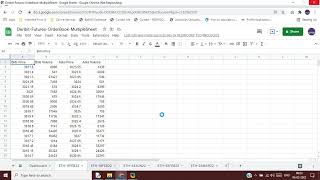 Deribit Exchange Websocket Addon for Google Sheets - OrderBook
