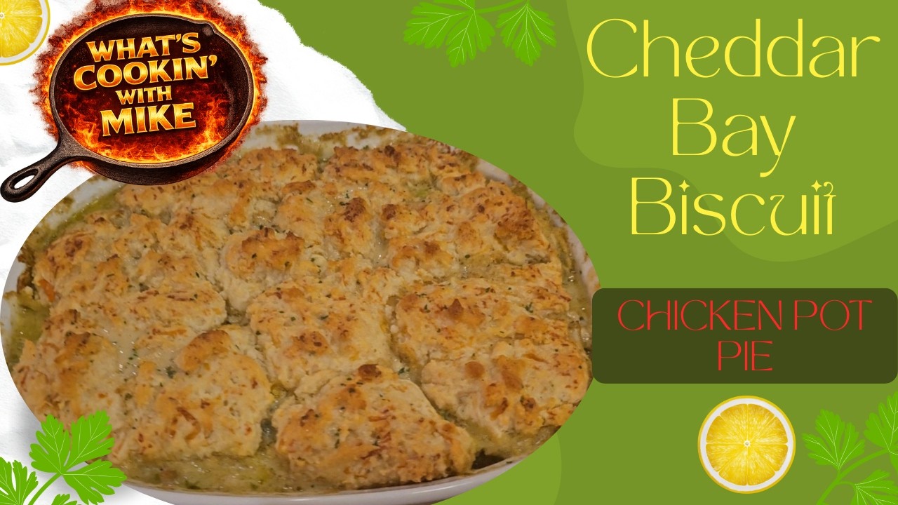Cheddar Bay Biscuit Chicken Pot Pie. Now THIS is comfort food!