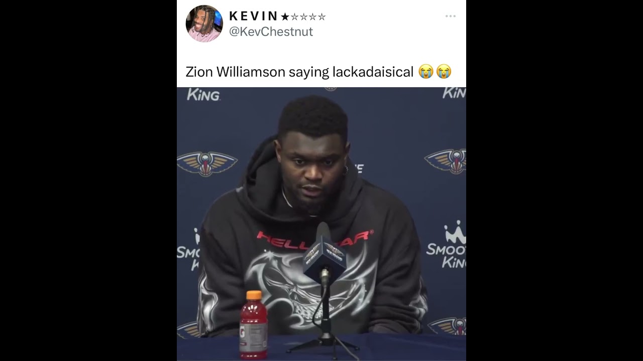 What you say Zion? 