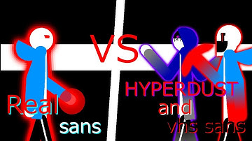 Real sans vs HYPERDUST and VHS sans