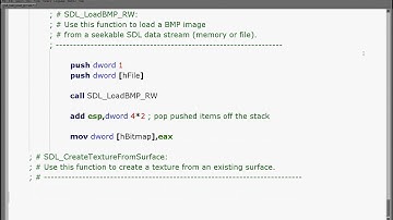 SDL 2 Hello World NASM GCC