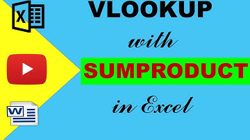 fantastic use of  vlookup with sumproduct in excel