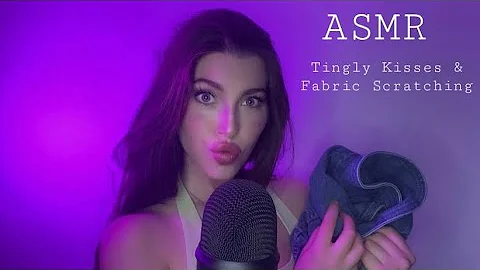 ASMR Tingly Kisses | Fabric Scratching | Whisper Ramble