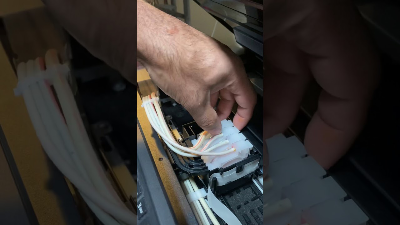Mary Problemer Kredsløb Epson ET-4550 fixed clogged print heads. How to unclog printer heads on Epson  ET-4550 - YouTube