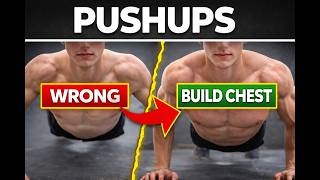 YOU’RE DOING PUSHUPS WRONG, BUILD CHEST FASTER !!