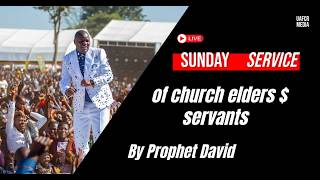 SUNDAY SERVICES BY PROPHET DAVID  WITH CHURCH SERVANTS   IN  JINJA CITY