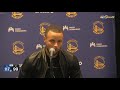 Curry: “We played 12 guys, and you got Klay Thompson back at home playing 5-on-5 getting ready"