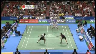 F  MD  Yun Cai/ Haifeng Fu vs. Mohammad Ahsan/Bona Septano  Yonex Open Japan 2011