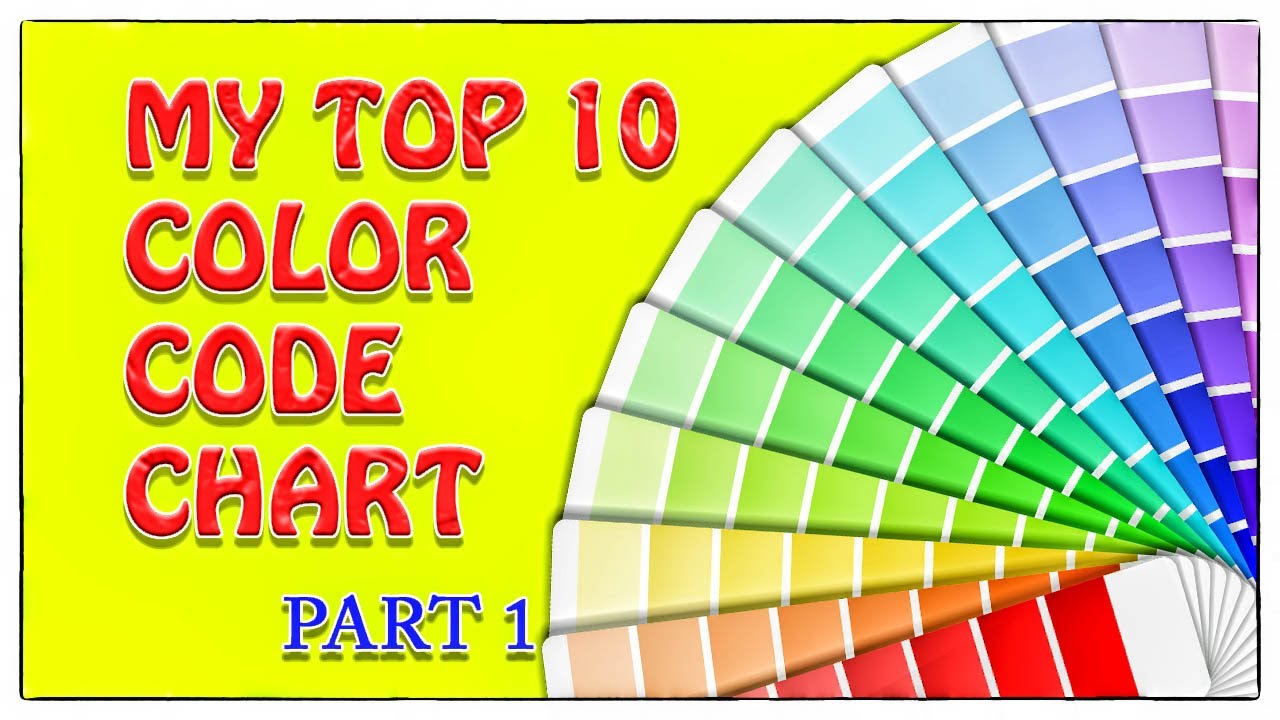 Part Color Coding Of ለፎቶ ቤቶች አሪፍ መላ /TOP 10 Color code chart PART 1 - YouTube