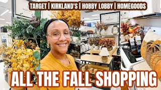 FALL SHOP WITH ME | NEW FALL TARGET HOME DECOR | KIRKLAND'S + HOMEGOODS AND HOBBY LOBBY | FALL PLAN
