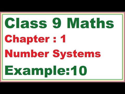 Example (10) Chapter:1 Number Systems | Ncert Maths Class 9