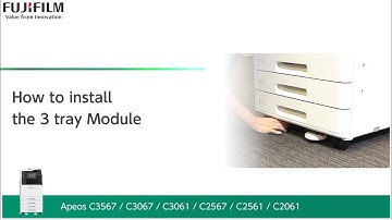 How to install the 3 tray Module