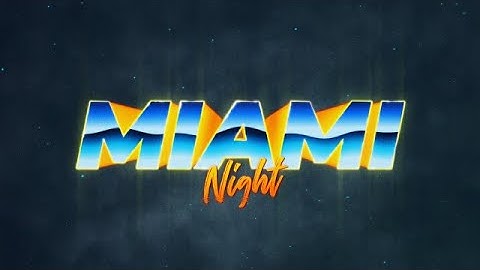 Retro Wave Intro #3 After Effects Templates