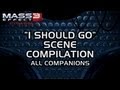 Mass Effect 3 Citadel DLC: "I should go" scene compilation (FemShep version)