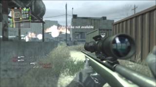 Cod4 5 kills 1 grenade + a little sniper action :) WATCH!