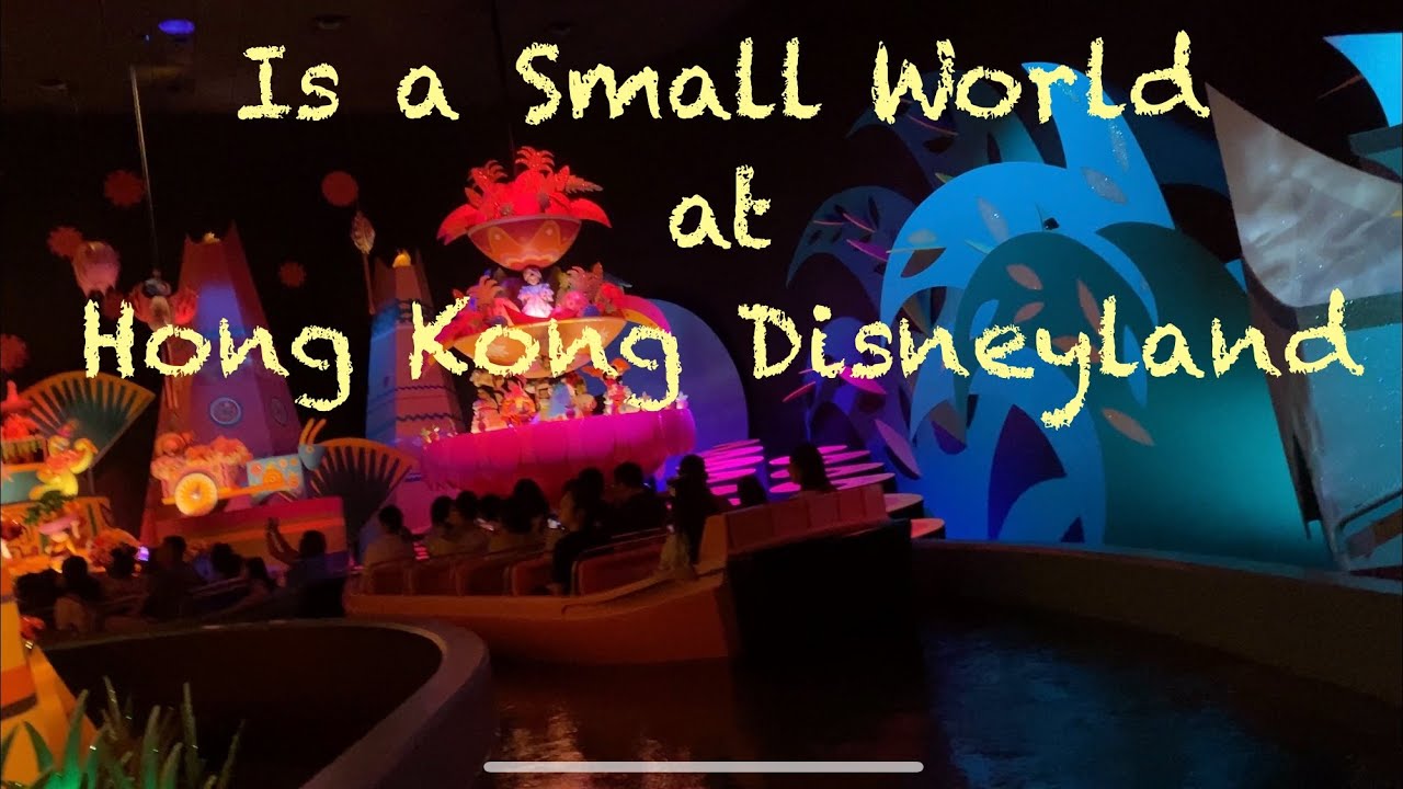 Is a small world at Hong Kong Disneyland full ride POV | #hongkongdisneyland | #hongkong 