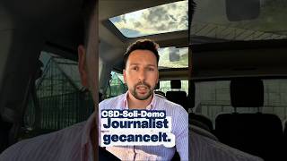Journalist kicked out of protest? 😳