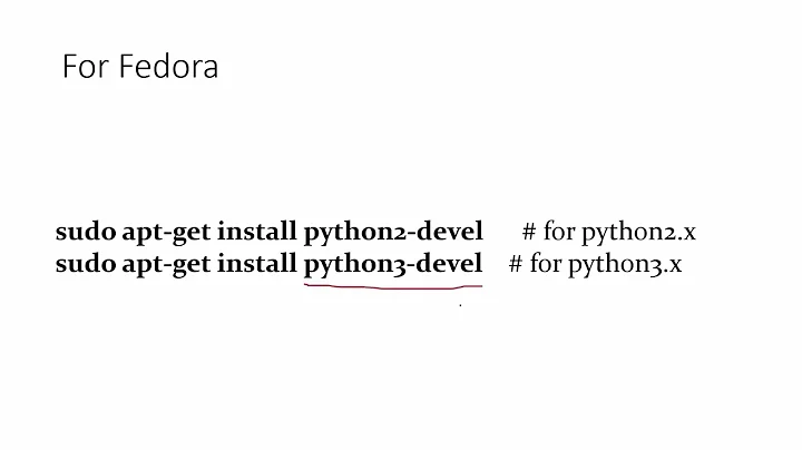 fatal error: Python.h: No such file or directory