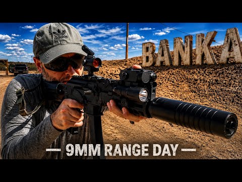 9mm Range Day with the BANKA Suppressor! JMAC Customs and Richmond Tactical
