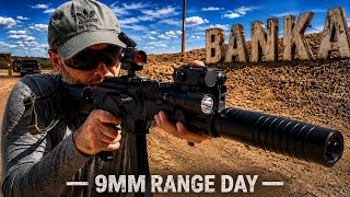 9mm Range Day with the BANKA Suppressor! JMAC Customs and Richmond Tactical