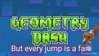 Geometry dash but every jump is a fart screenshot 5