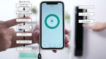 Tenon A7x Smart Lock Registration Process