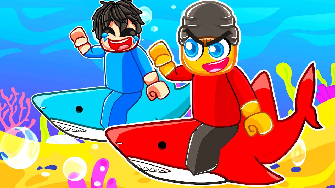 הפכתי לכריש מרושע ברובלוקס!