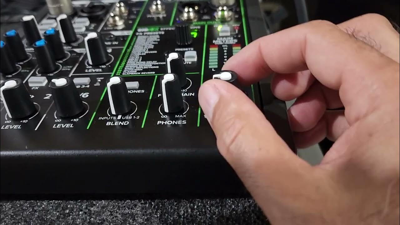 connecting Mackie ProFx v3 mixer to Zoom platform YouTube
