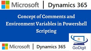 Concept of Comments and Environment Variables in Powershell Scripting