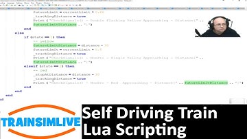 Train Simulator 2018 - Self Driving Train - Lua Scripting