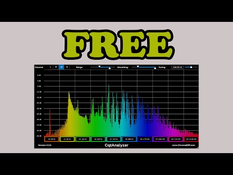 FREE CqtAnalyzer by ChromaDSP