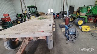 Building a heavy duty Hay wagon.