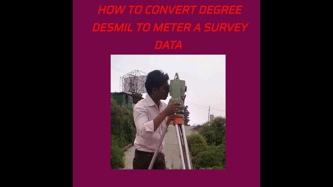 Easy way solve decimal degree to meter youtube