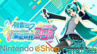 Hatsune Miku: Project Diva Mega 39's eshop listing (+ short update on channel)