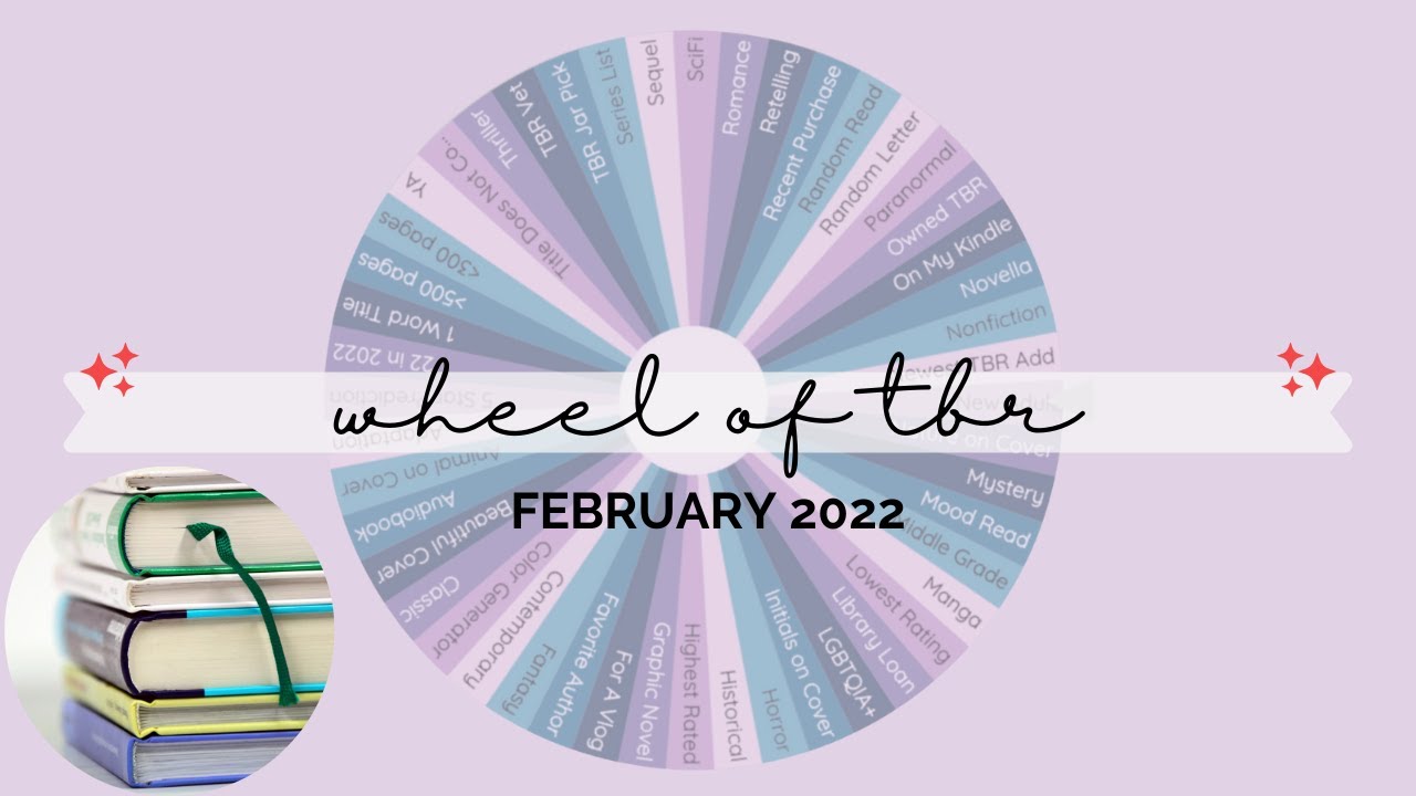 WHEEL CHOOSES MY FEBRUARY TBR | 2022 monthly tbr game