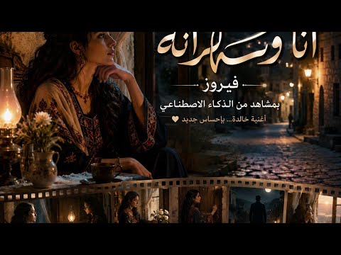 أنا وسهرانة فيروز برؤية سينمائية بالذكاء الاصطناعي فيروز ذكاء اصطناعي أغاني الزمن الجميل