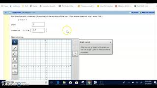 Graphing Lines in Webassign